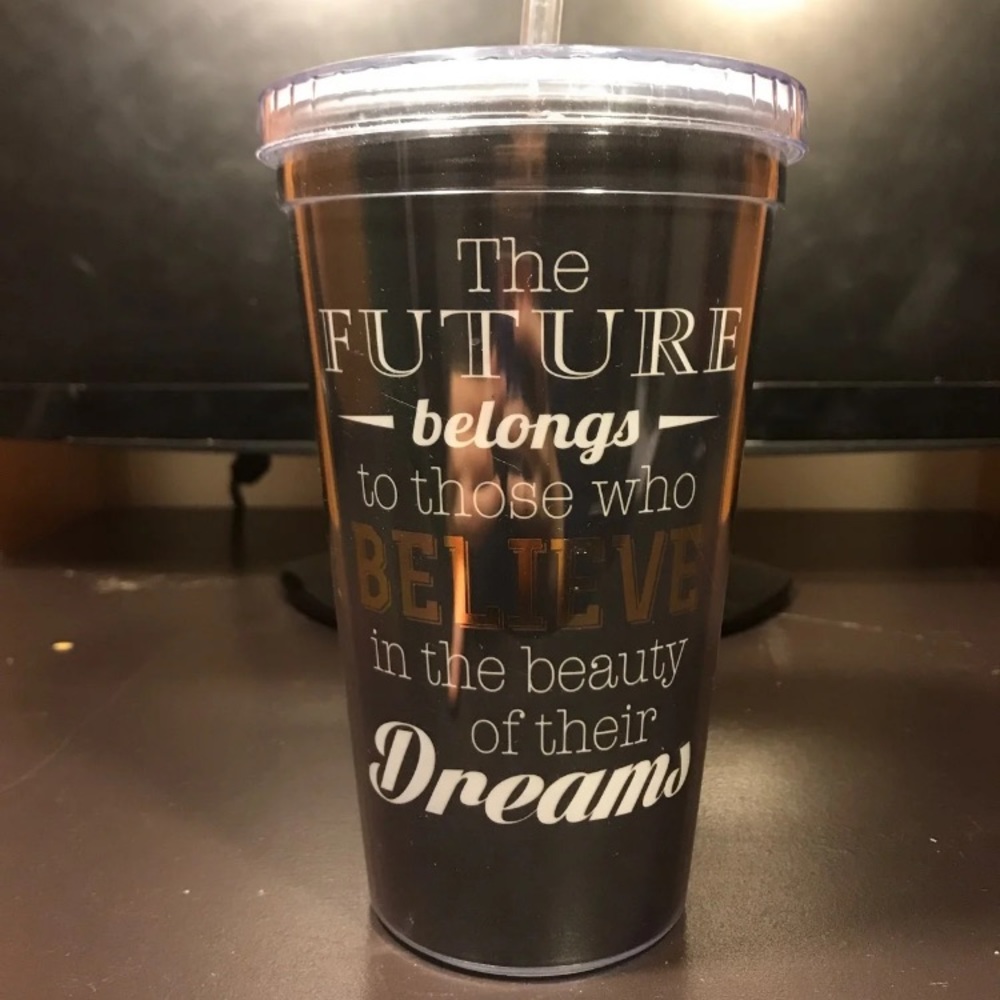Smoothie / Water Bottle with Straw